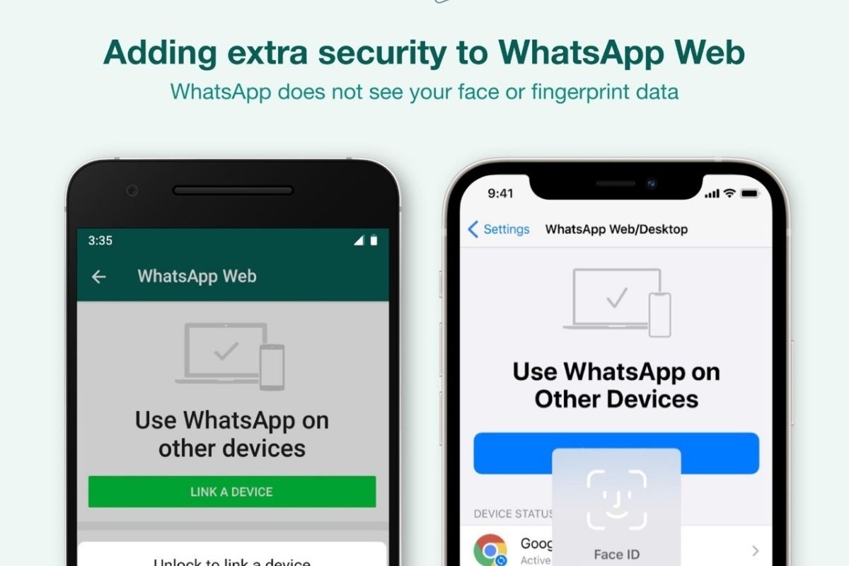 WhatsApp Adds Fingerprint, Face Unlock Security Layer for Linking WhatsApp  Web, Desktop App