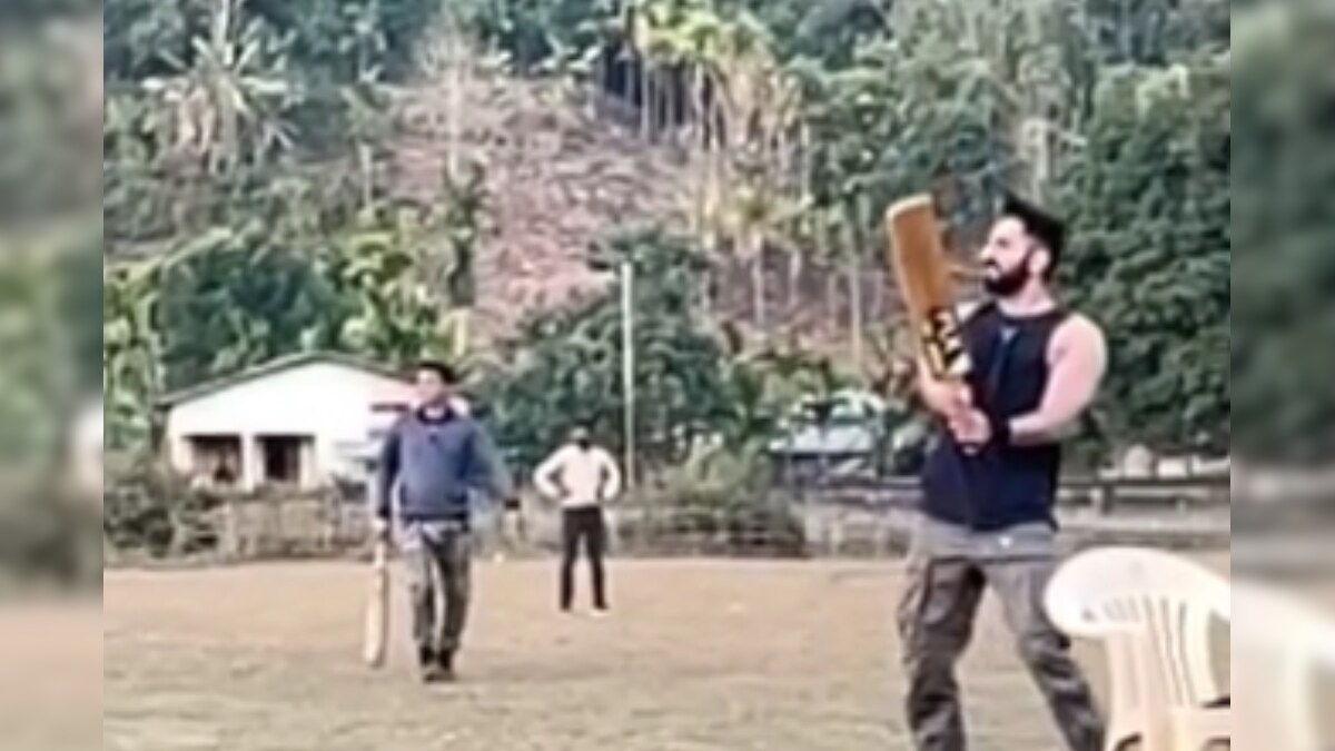 Ayushmann Khurrana Tests His Cricket Skills During Northeast Shoot