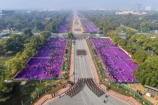 File photo of the 72nd Republic Day parade at the Rajpath in New Delhi. (PTI)