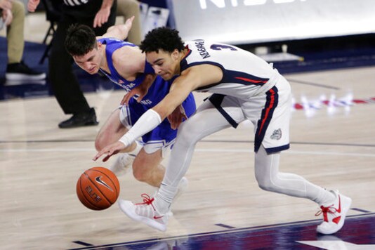 Kispert's 23 Points Lead No. 1 Gonzaga Past Rival BYU 86-69 Kispert's 23 Points Lead No. 1 Gonzaga Past Rival BYU 86-69