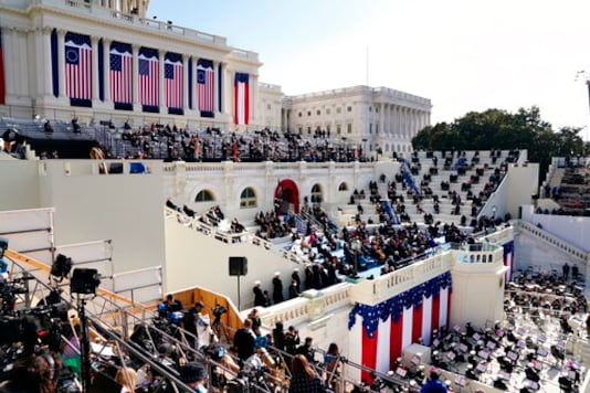 Where Biden Stood, Reminders Of A Failed Insurrection Where Biden Stood, Reminders Of A Failed Insurrection