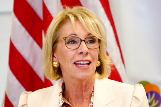 In Farewell, DeVos Urges Congress To Reject Biden's Policies In Farewell, DeVos Urges Congress To Reject Biden's Policies