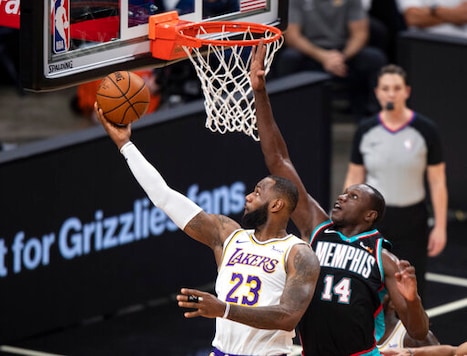James, Davis Help Lakers Beat Grizzlies, 108-94 James, Davis Help Lakers Beat Grizzlies, 108-94