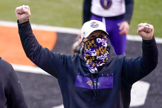 Harbaugh, Ravens Happily Travel Road To Success In Playoffs Harbaugh, Ravens Happily Travel Road To Success In Playoffs