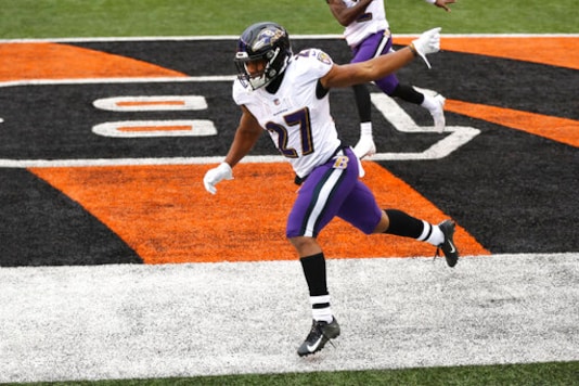 Ravens Rookie Dobbins Belatedly Achieves Star Status In NFL Ravens Rookie Dobbins Belatedly Achieves Star Status In NFL