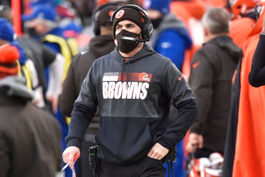 Browns' Stefanski Positive For COVID-19, Out Of Playoff Game Browns' Stefanski Positive For COVID-19, Out Of Playoff Game