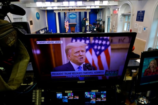 AP FACT CHECK: Trump's Fiction In His Goodbye To Washington AP FACT CHECK: Trump's Fiction In His Goodbye To Washington
