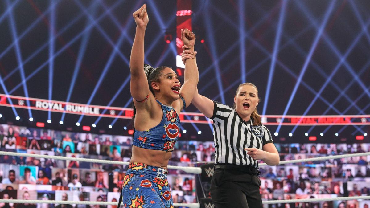 Must See Photos of Women's Royal Rumble 2021 Winner 'The EST of WWE