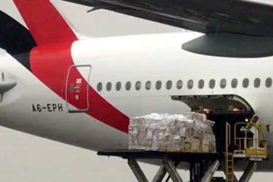 Consignments of made-in-India vaccines land in Johannesburg, South Africa. (Image: Twitter/S Jaishankar)