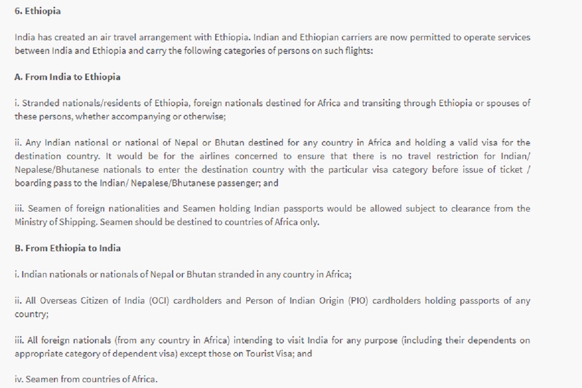 India Allows International Flights To 24 Countries Under Air Bubble Pact Complete List Here