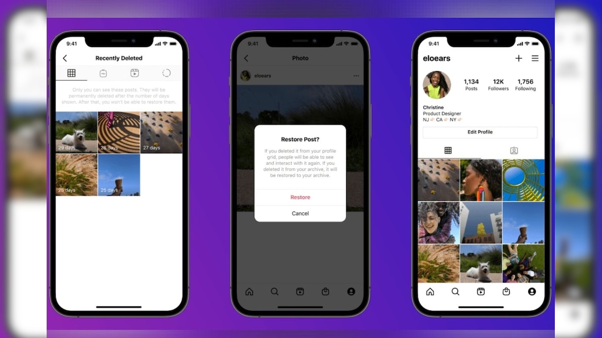 Instagram Will Now Save Deleted Photos, Stories in Recently Deleted