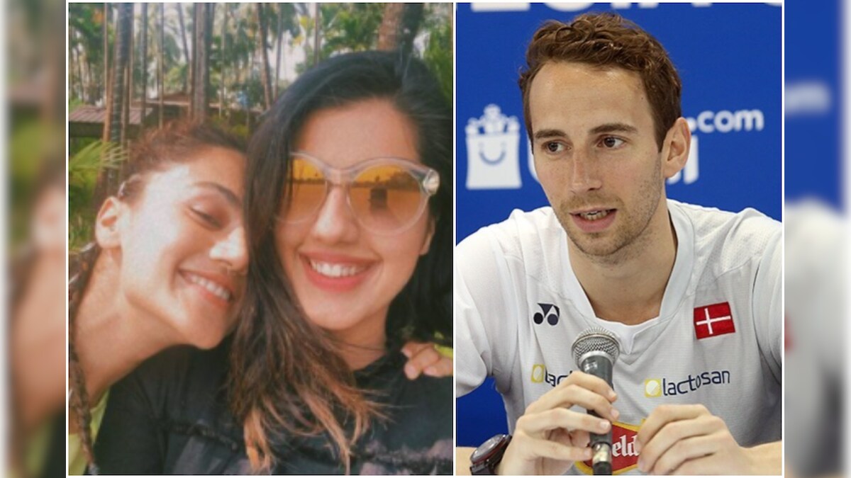 Mathias Boe Joins Sisters Taapsee and Shagun Pannu for Dinner