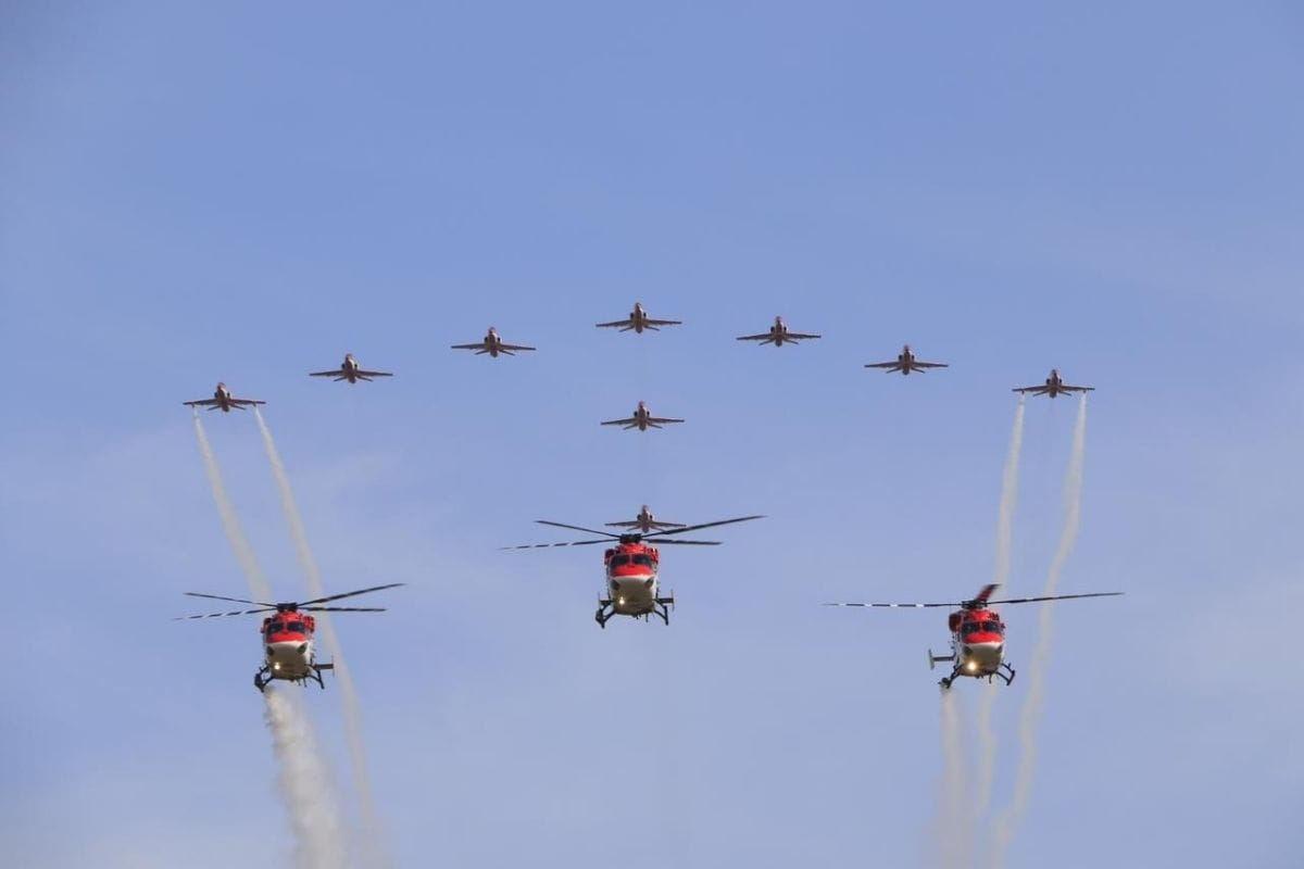 In Pictures | Here's How Aatmanirbhar Formation Flight, Surya Kiran Stole the Show at Aero India 2021 - Vimarsana News