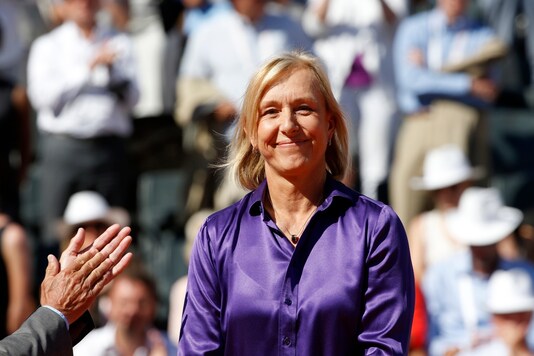 Martina Navratilova (Photo Credit: Reuters)