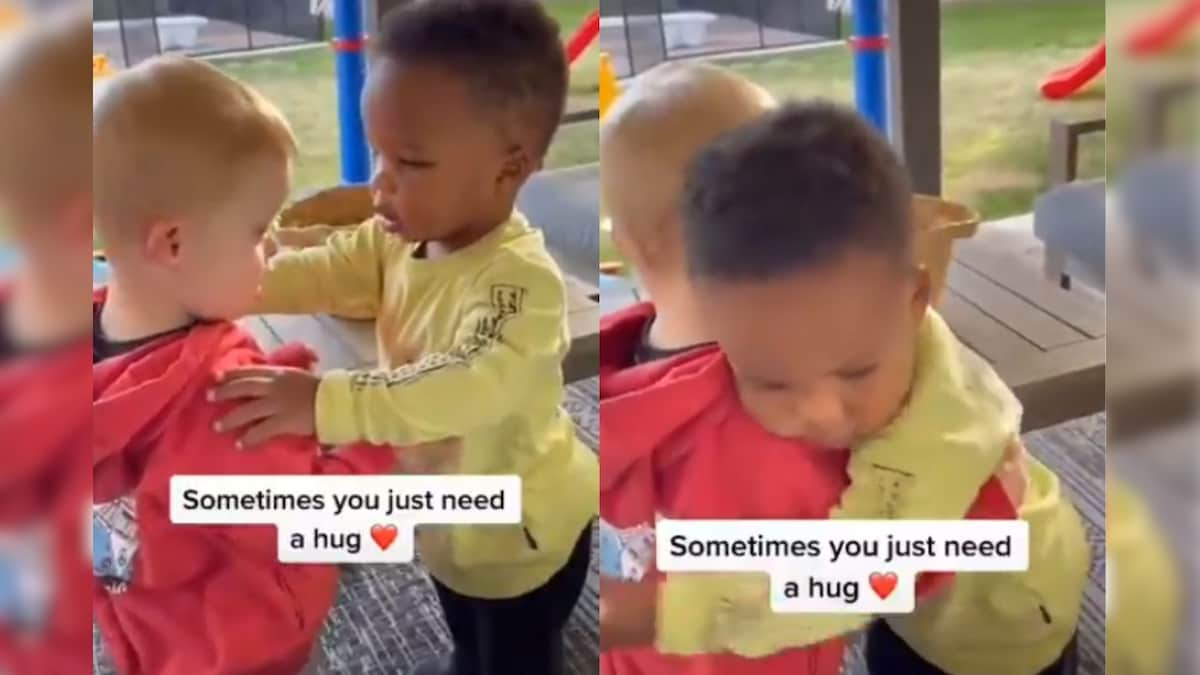 Watch: This Adorable Video of Two Toddlers 'Hugging it Out' is Melting the Internet's Collective Hearts