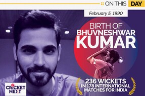 Happy Birthday Bhuvi: February 5, 1990 - Birth of India Pacer Bhuvneshwar Kumar