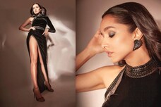 Shraddha Kapoor Causes A Stir In A Black Slit Dress, See Her Glamorous Photos
