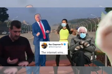 Bernie Sanders Myanmar Coup And Donald Trump Is The Meme Mashup Of 2021