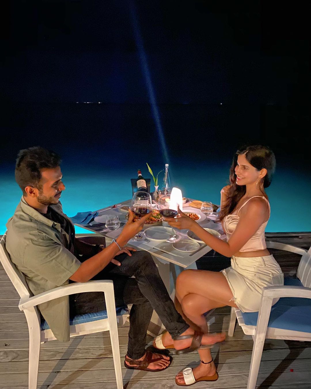  Sakshi had visited Maldives with her boyfriend Santul Katahra. (Image: Instagram)