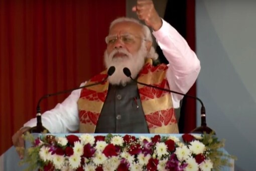 Prime Minister Narendra Modi in Assam. File photo
