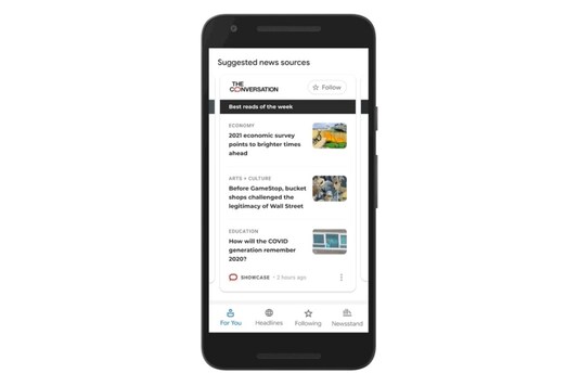Google News Showcase