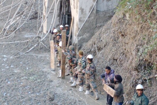 Rescue operations underway in Uttarakhand.