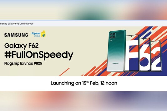 Samsung Galaxy F62 teaser.