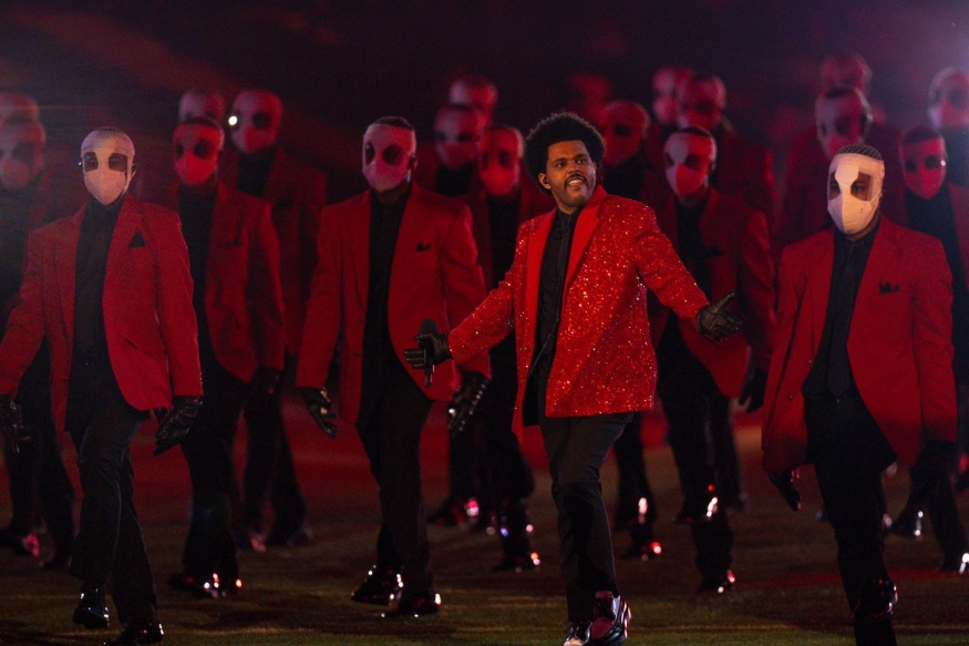 Photos 10 Best Moments from The Weeknd's 2021 Super Bowl Halftime Show