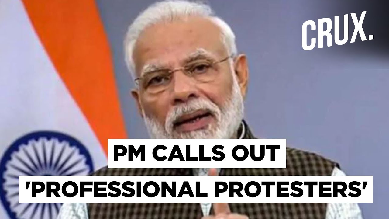 PM Modi Warns Against 'Andolan Jivis' And 'Foreign Destructive Ideology'