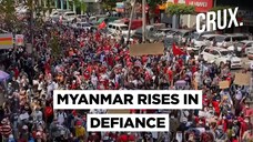 Myanmar Coup: Thousands Of Pro-democracy Protesters Hit The Streets Demanding Release Of Suu Kyi