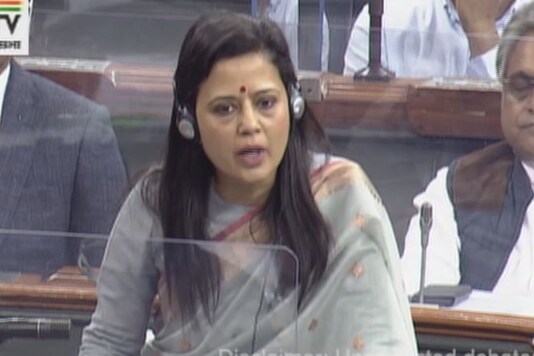 Mahua Moitra speaks in the Parliament. (LSTV)