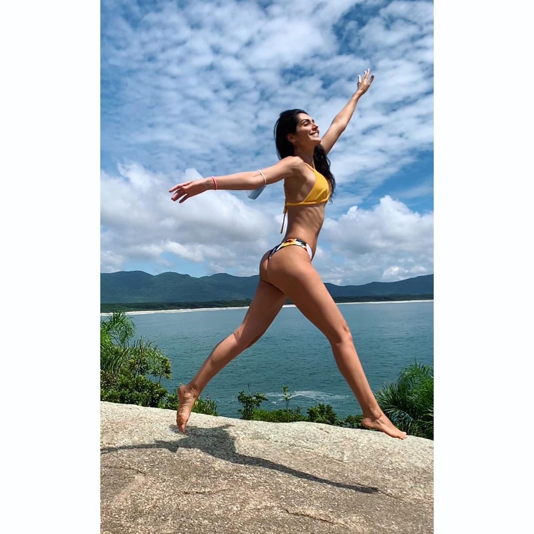 The Brazilian actress came to India as a tourist but stayed on to begin her career. (Image: Instagram) The Brazilian actress came to India as a tourist but stayed on to begin her career. (Image: Instagram)