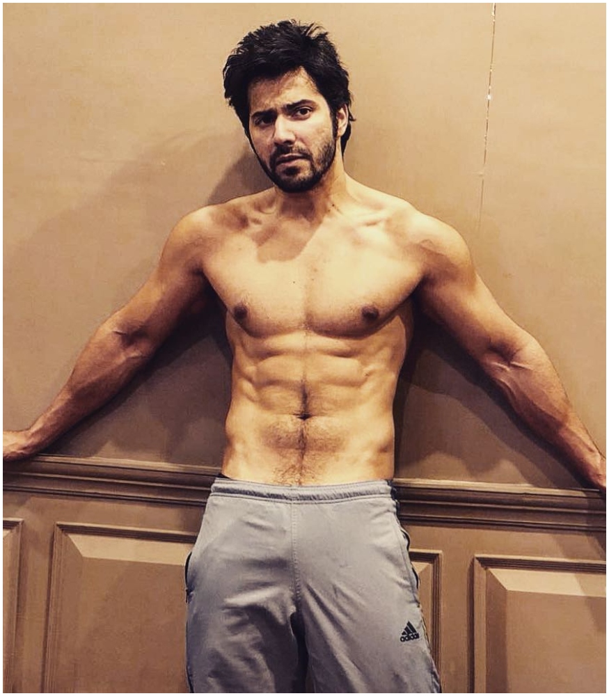 Varun Dhawan Says Never Back Down With Yet Another Shirtless Pic Take A Look At His Fit Body