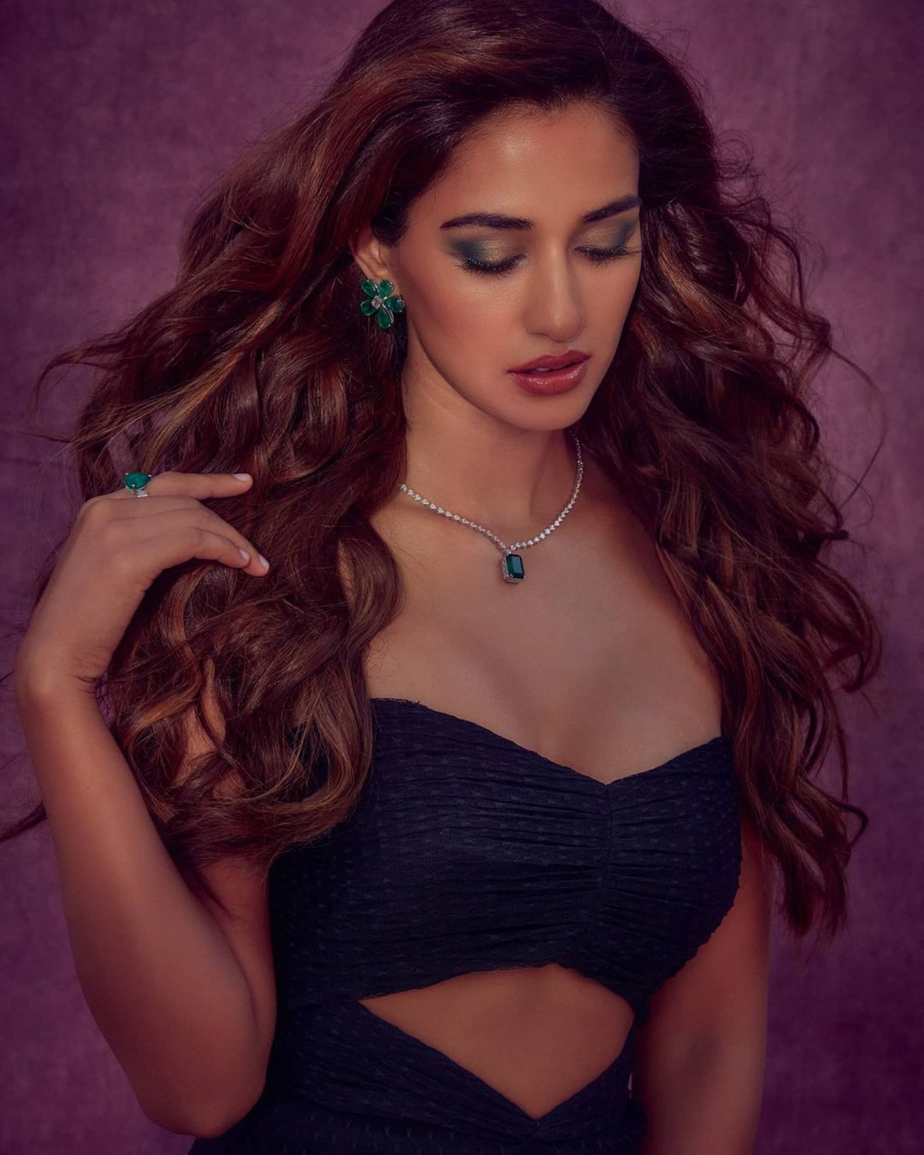  Disha Patani is looking surreal in this absolutely stunning pic from the photoshoot. (Credit: Instagram)