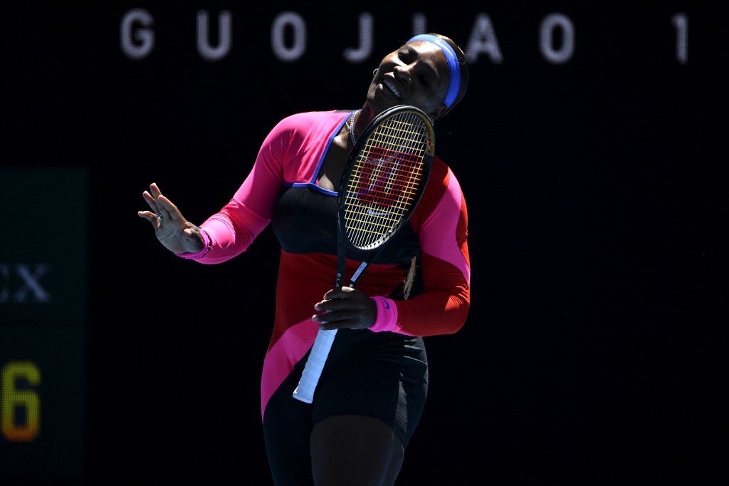 Serena Williams Stuns in One-legged Catsuit at Australian ...