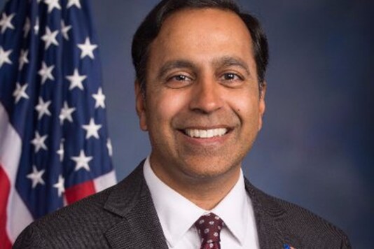 File photo of US congressman Krishnamoorthi 