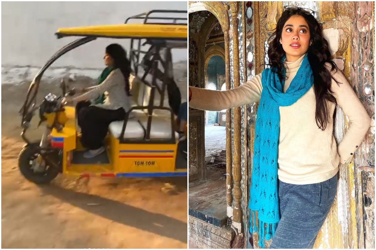 Janhvi Kapoor Takes E-rickshaw for a Joyride on Sets of Good Luck Jerry - Vimarsana News