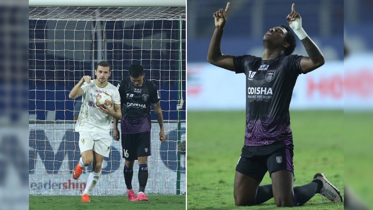 ISL 2020-21: Mauricio Gets Brace, Murray and Hooper Score But Odisha FC and Kerala Blasters Share Spoils