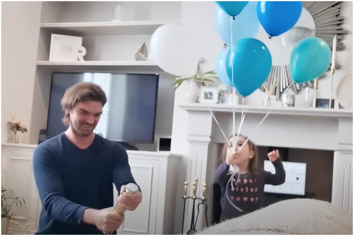 Dad Injures Himself with a Party Popper