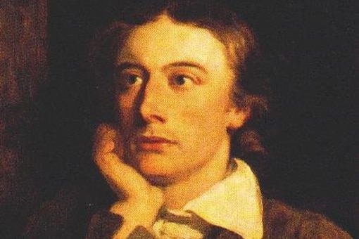 Poet John Keats' portrait.