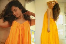 Ankita Lokhande Stuns In Yellow Backless Dress, See Her Droolworthy Pics