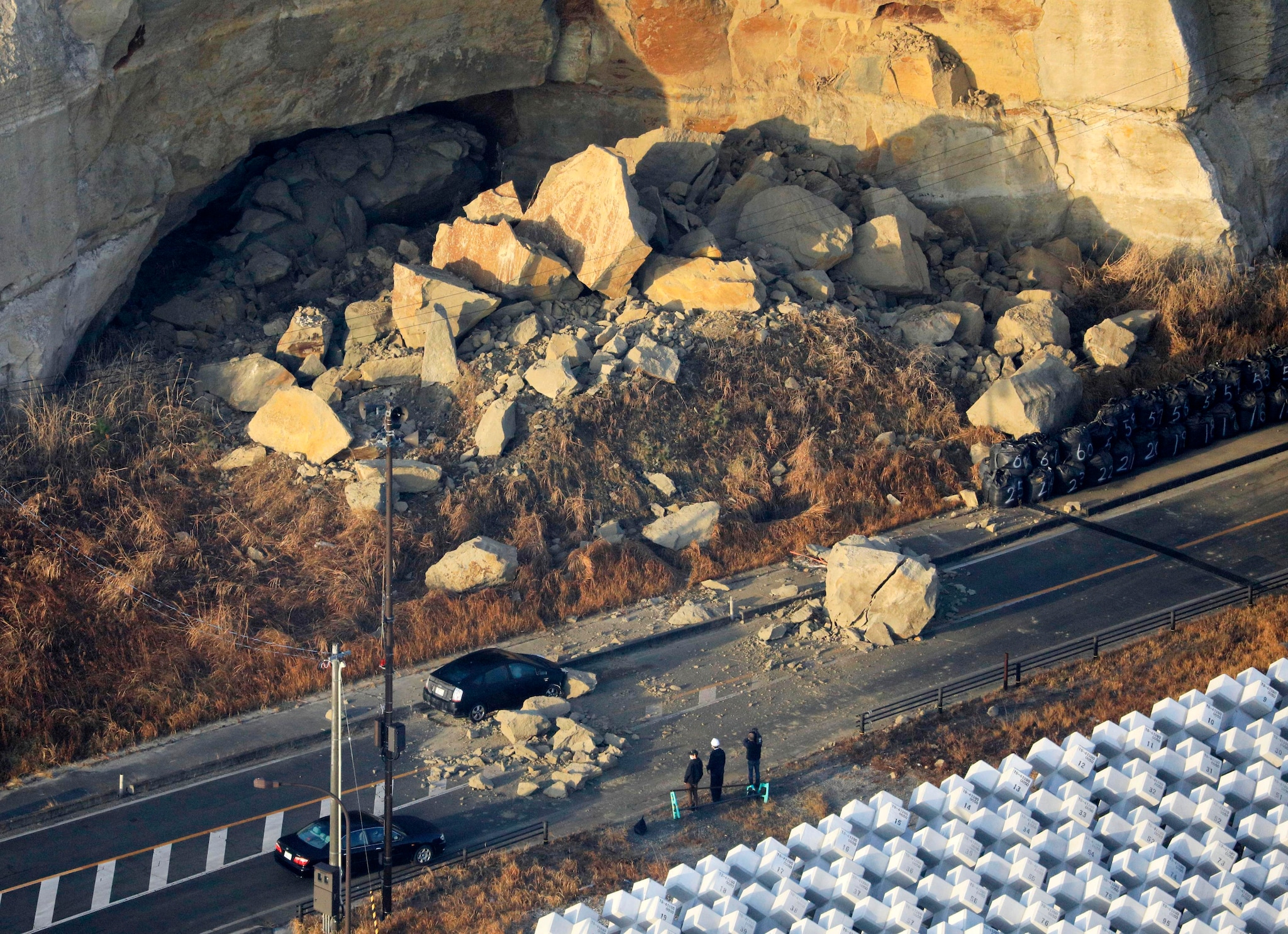 In the pics |  Earthquake in northeastern Japan leads to power outages in over a million homes