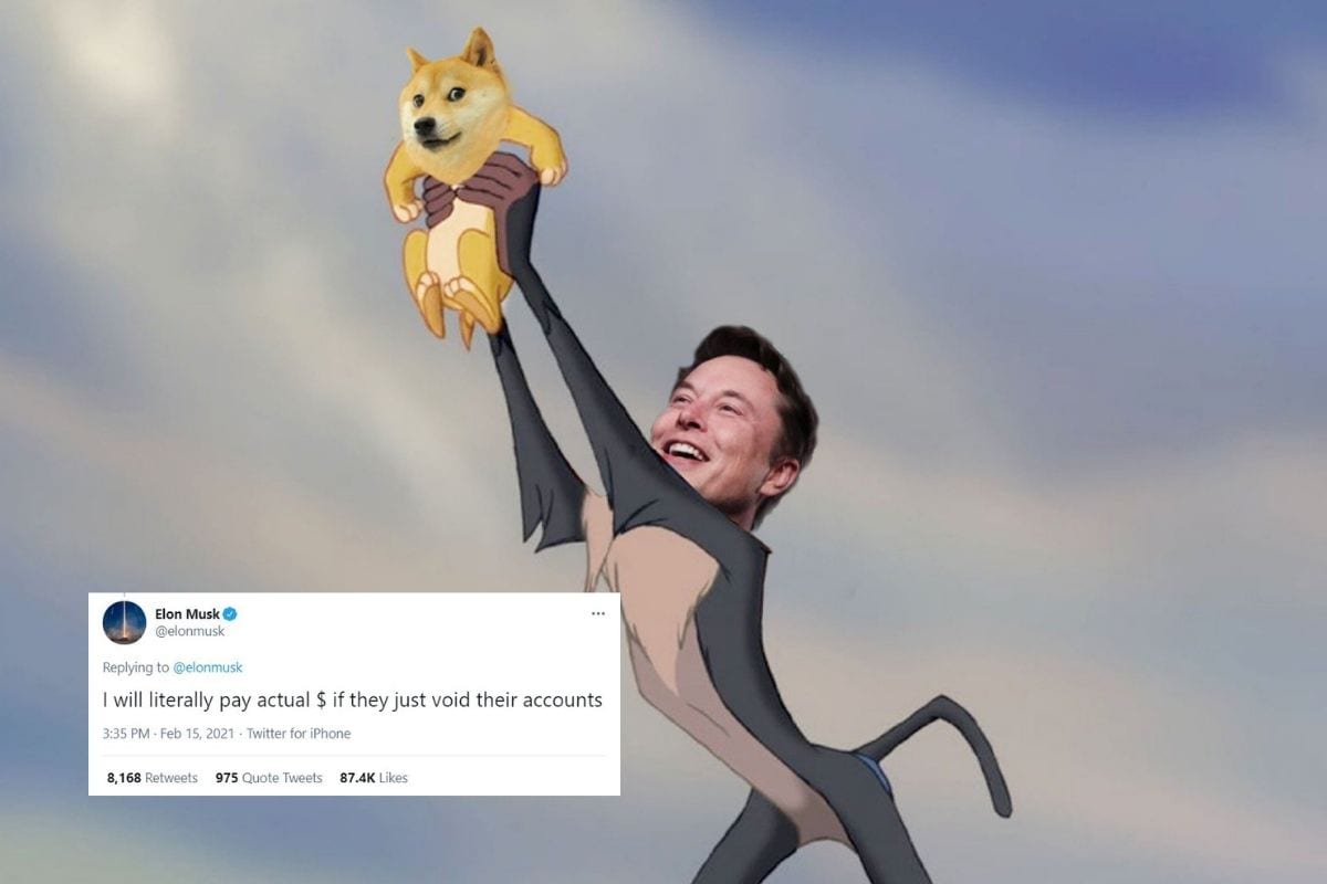 Elon Musk Urged Top Holders To Sell Their Dogecoins Offered Actual Dollar If They Do