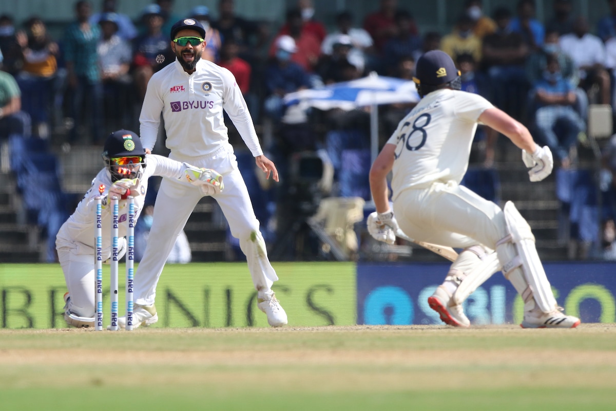 India vs England 2021: WATCH-Glimpse of MS Dhoni as Rishabh Pant Finds Dan Lawrence Short