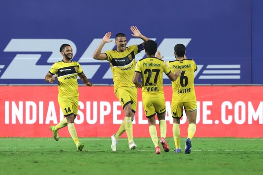Hyderabad FC crushed Kerala Blasters 4-0. (Photo Credit: ISL)