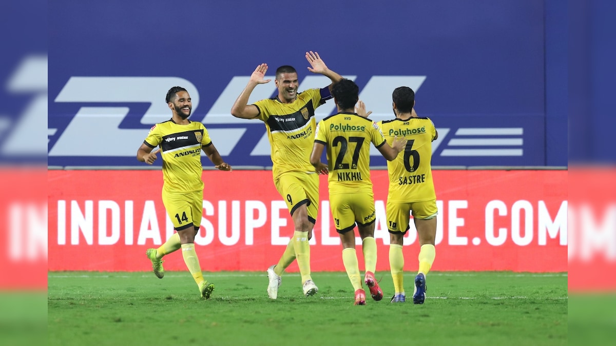 ISL 202021 Hyderabad FC Beat Kerala Blasters 40 to Grab Biggest Win