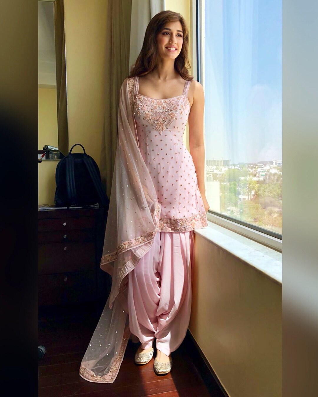Dirsha Rocks Disha Patani Looks Stunning In Blue Lehenga At Friend's Wedding, See ...
