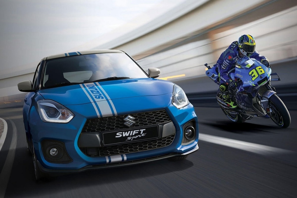 Suzuki Swift Sport Hybrid World Championship Edition Unveiled Gets Motogp Inspired Livery