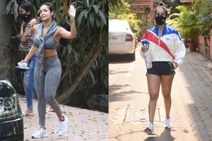 Malaika Arora Flaunts Toned Body In New Workout Gear, See Her Trendy Gym Looks