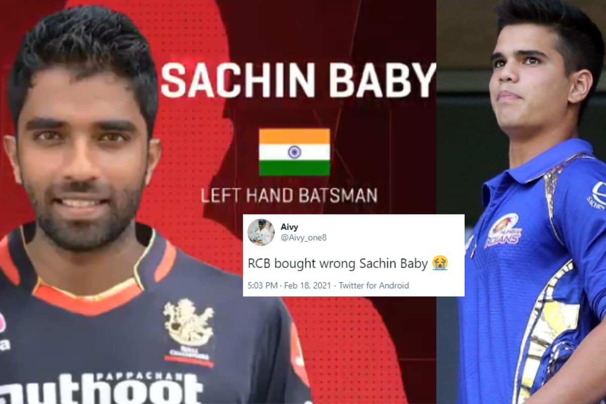 Image result for RCB Just Bought Sachin Baby for IPL 2021 and Everyone Cracked the Same Arjun Tendulkar Joke